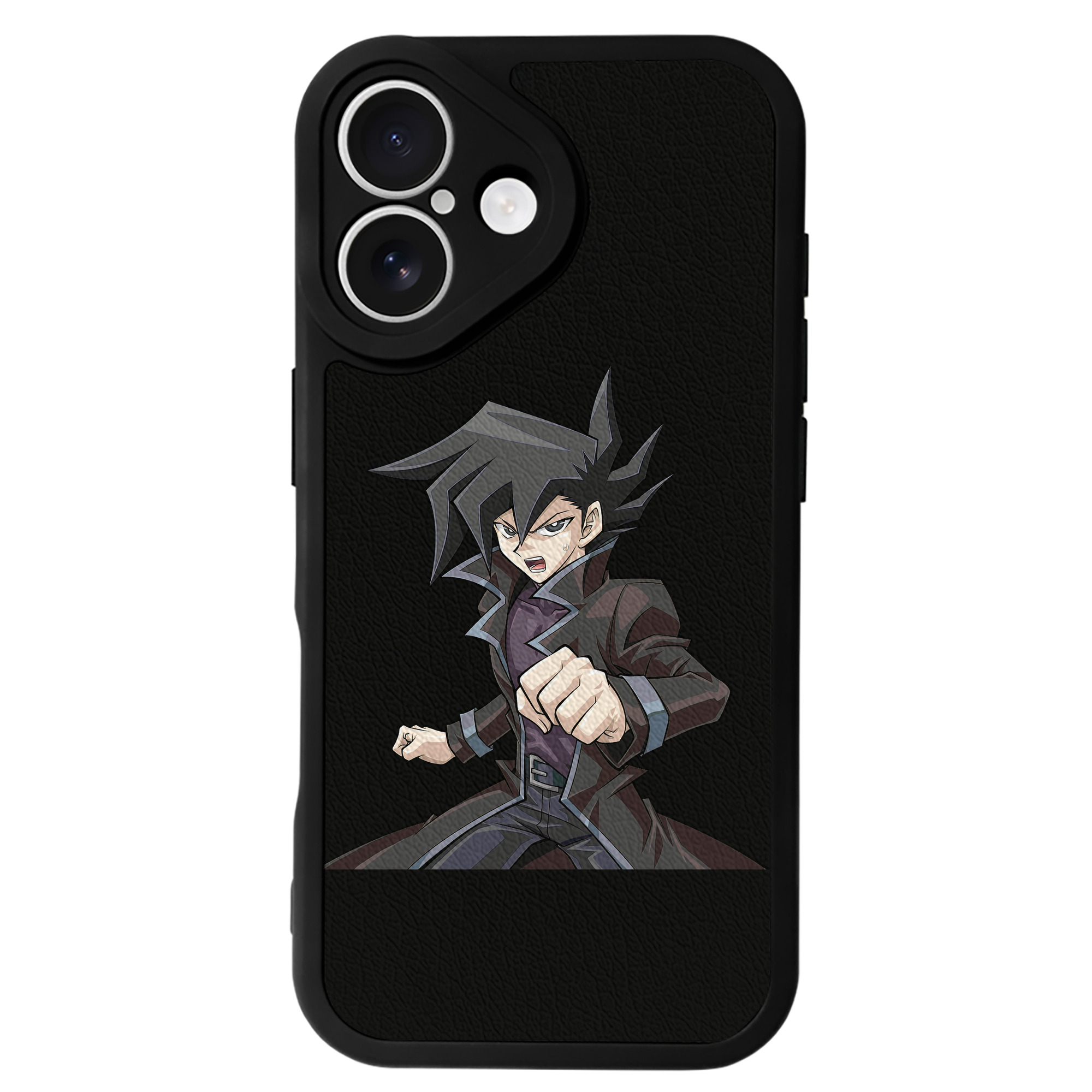 遊☆戯☆王 Yu-Gi-Oh! 【iPhone 16シリーズ対応】シリコンスマホケース（レザー調） 材質：シリコン